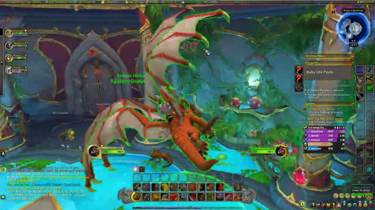 Live - Level 71-73 - Tanking Ruby Life Pools