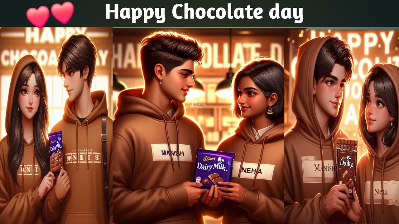 Happy Chocolate day photo editing  ||Happy Chocolate day status 2025