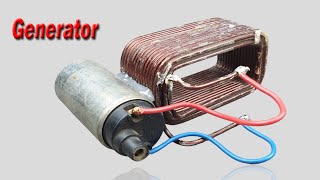 HAND MADE POWERFUL GENERATOR - HOW TO GENERATE ELECTRICITY 230v AT HOME 100% by world Tech 16,493 views 10 months ago 9 minutes, 27 seconds