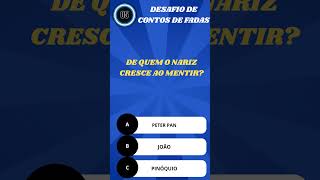 🔥 99% das pessoas erram esse quiz de contos de fadas! #shorts