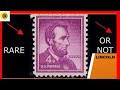 4 cent us lincoln stamp worth