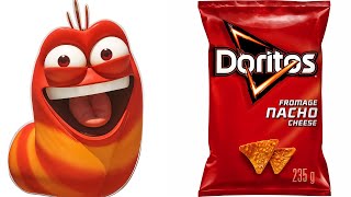 LARVA CARTOON Characters and their favorite Snacks, Foods & other favorites | Red and Yellow