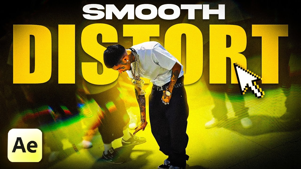 SMOOTH DISTORT Transition/Effect in After effects - YouTube