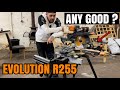 Evolution cordless r255 double bevel sliding mitre saw  is it any good 