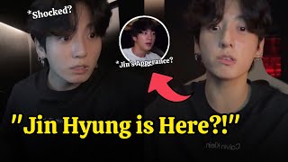 Surprised?! Jungkook's Reaction to Jin's Appearance?! He didn't expect that to happen?