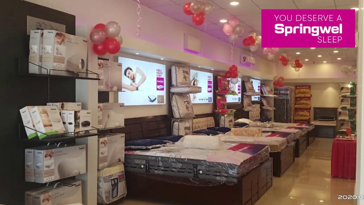 Springwel Launches Its New Store Springwel Planet Bliss In Gurugram Mattress Springs Best Mattress Retail Space