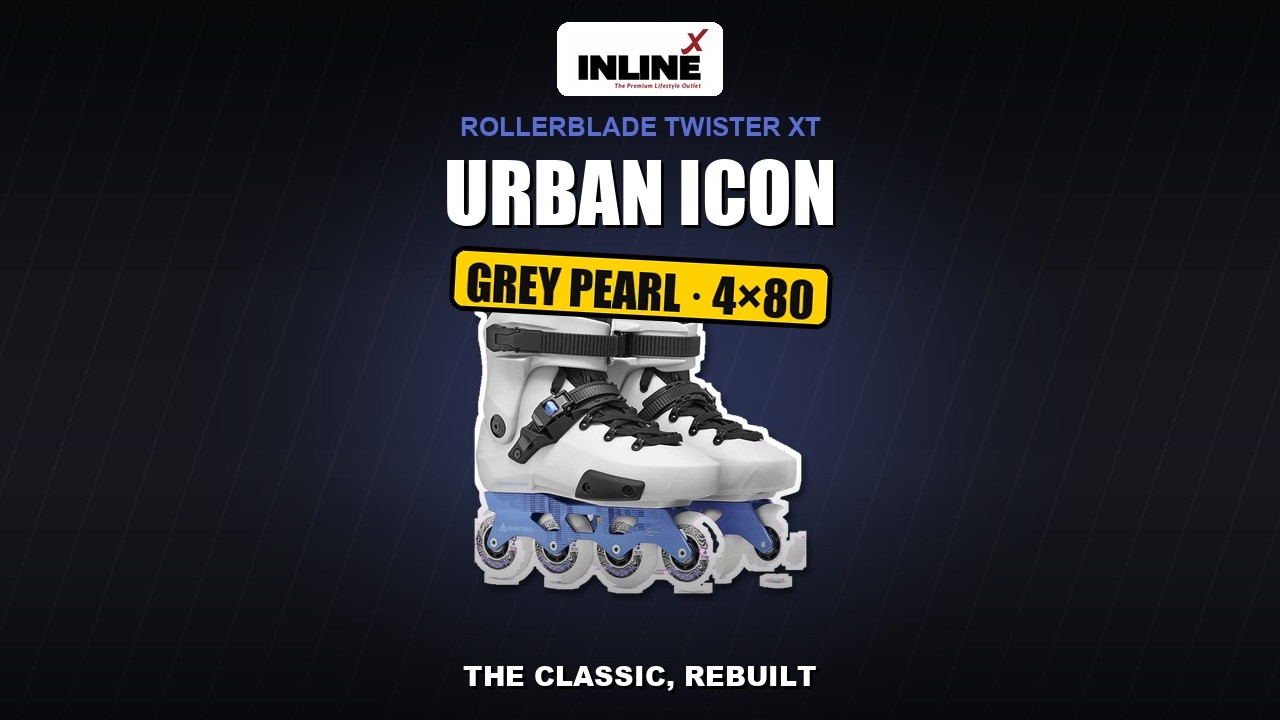 Rollerblade Twister XT Grey Pearl — The Urban Icon, Rebuilt