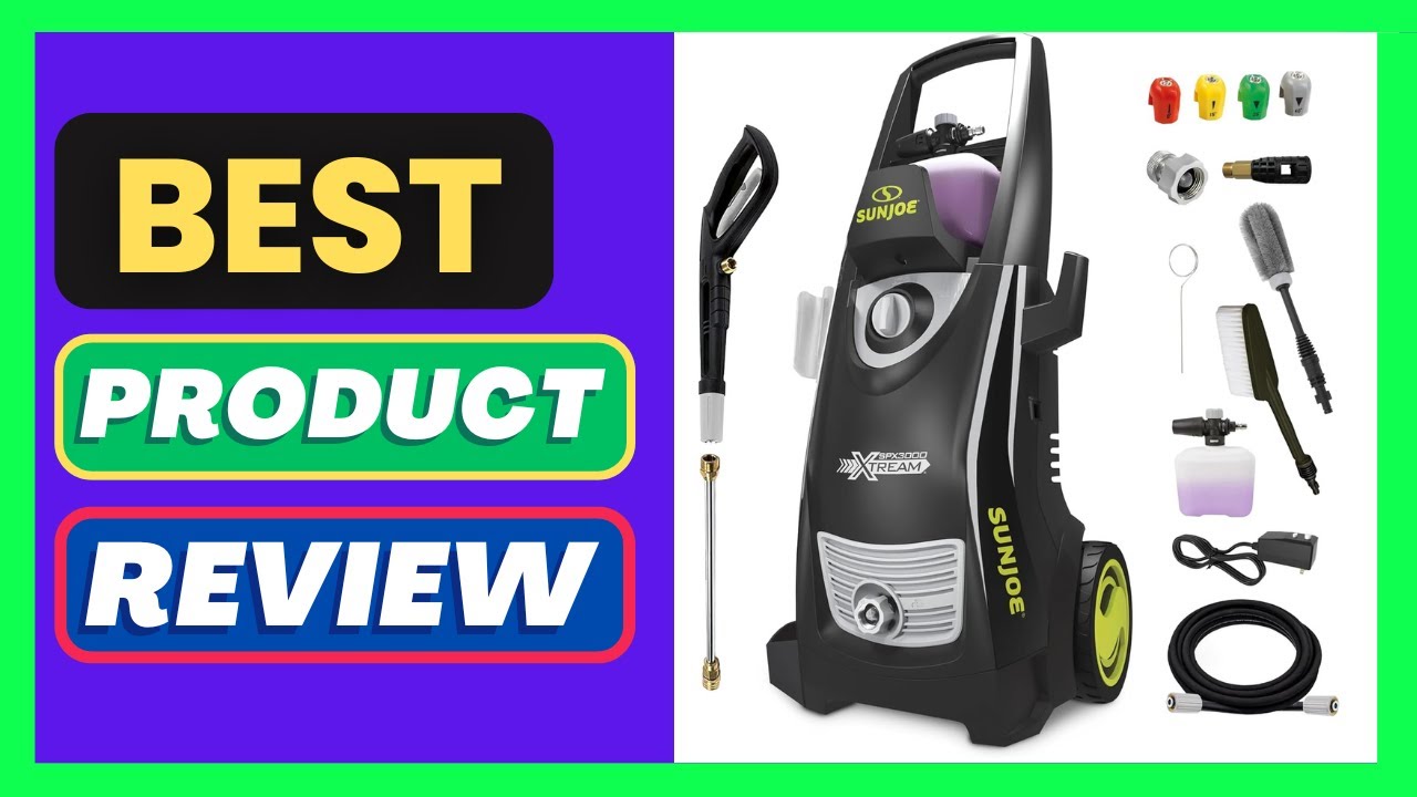 Sun Joe SPX3000-XT1 XTREAM Electric Pressure Washer, 2200