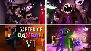 ALL JUMPSCARE BOSS | Sir Dadadoo | Garten of Banban 6