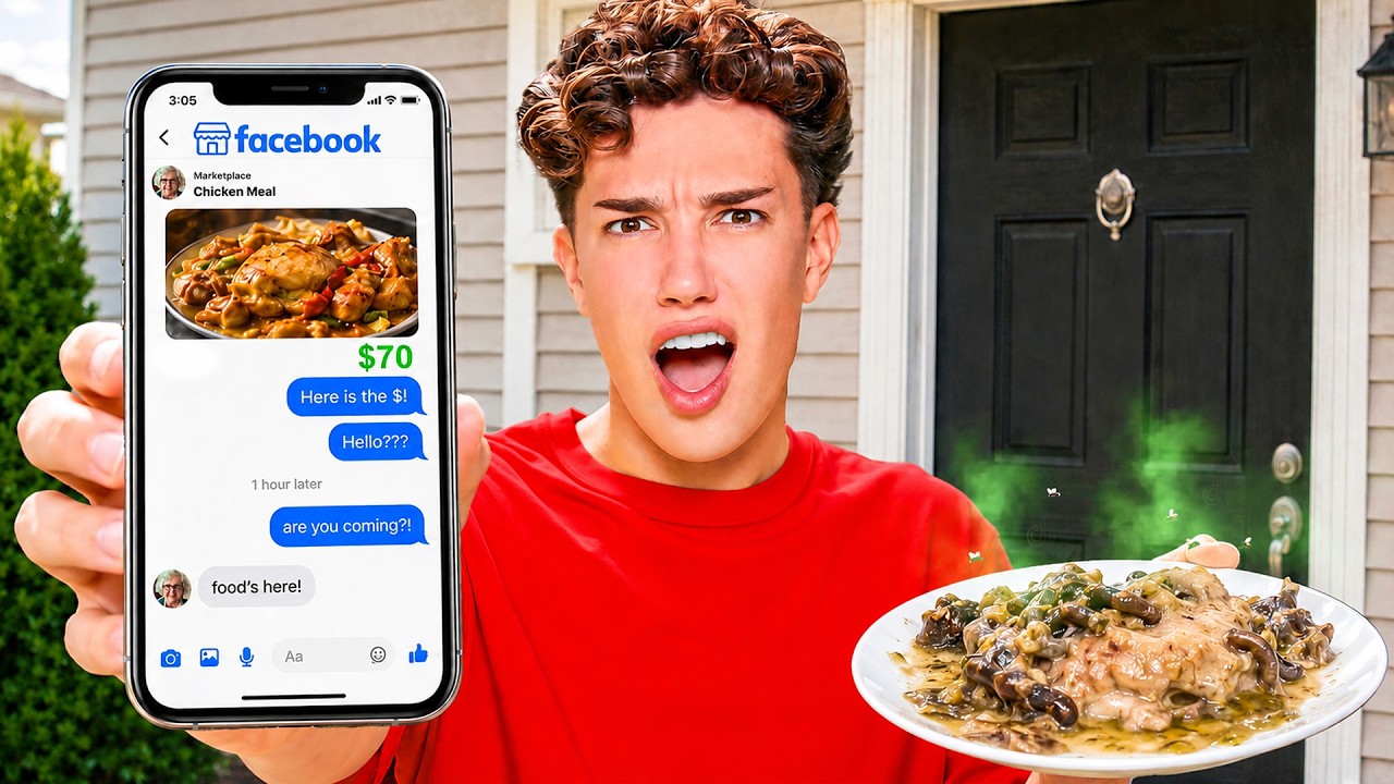 I Got SCAMMED Buying Every Meal From Facebook Marketplace