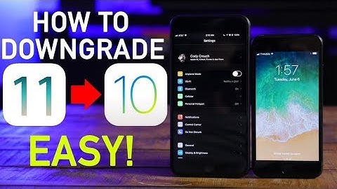 HOW TO DOWNGRADE IOS 11 TO 10.3.2 EASY!  (or any iOS)