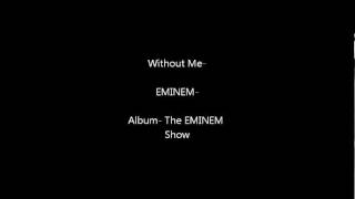 Eminem - Without Me Lyrics (Clean) chords