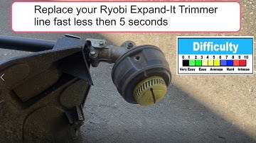 How to Replace Ryobi Expand It Trimmer Line in 5 seconds