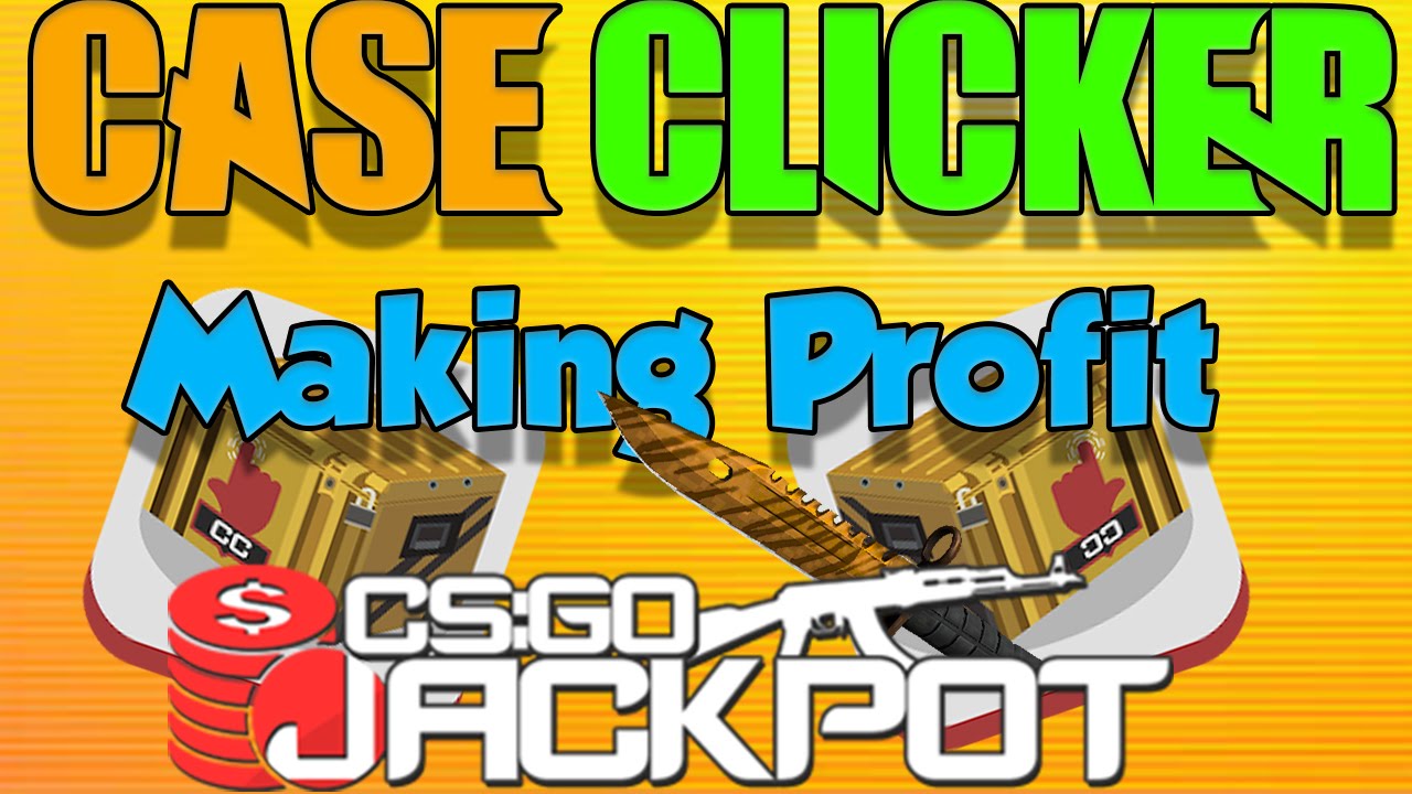 Case Clicker Jackpot Making Profit (HUGE KNIFES) Part 1