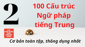 100 Cấu trúc Ngữ pháp tiếng Trung Cơ bản toàn tập, thông dụng nhất P2