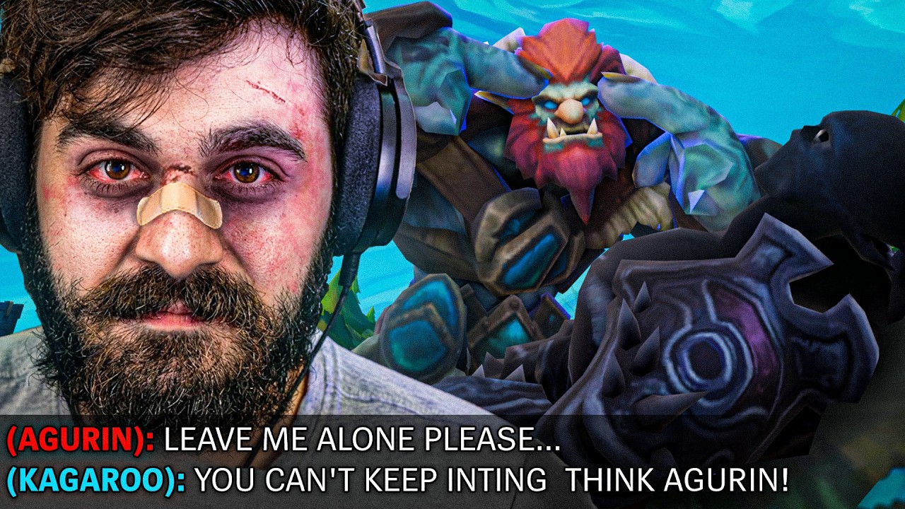 SHOWING AGURIN WHY HE SHOULDN'T MESS WITH KAGAROO TRUNDLE (he got tilted)