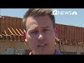 Awning collapses outside business in north Phoenix