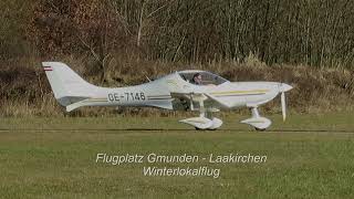 Flugplatz Gmunden 12. Jan. 2022 - Winterrundflug
