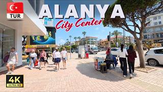 Alanya City Center Walking Tour | Authentic City Life Walking Tour 4K | Antalya Türkiye