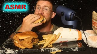 ASMR BURGER KING MUKBANG  Ch'KING & WHOPPER EATING SOUNDS screenshot 5