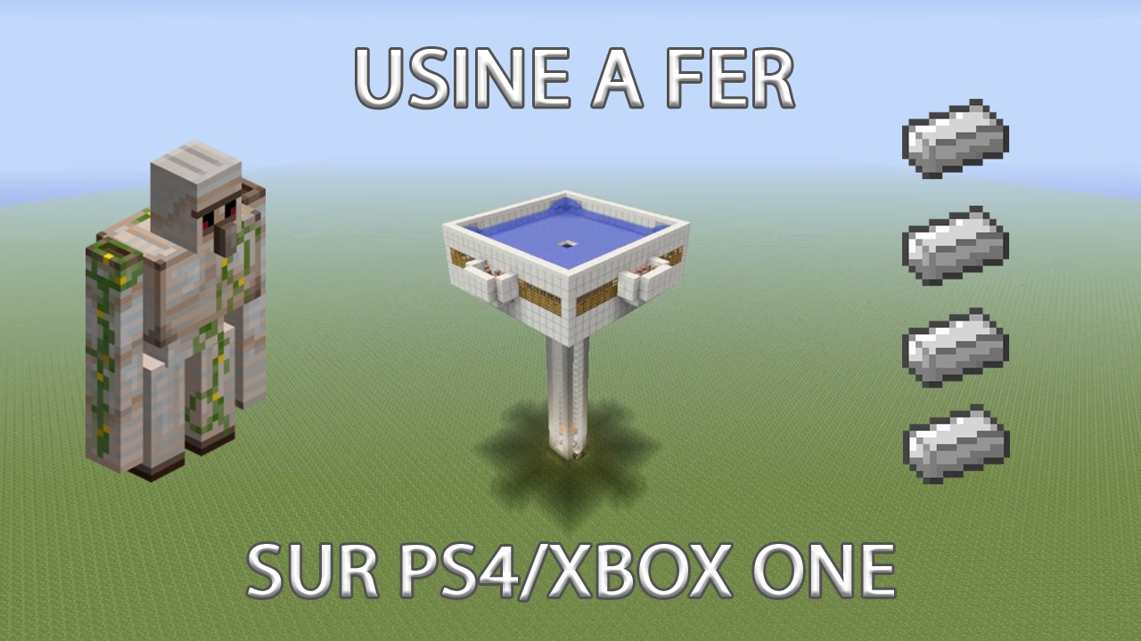 USINE A FER SUR MINECRFAT PS4/XBOX ONE EN TU50 (Minecraft Console