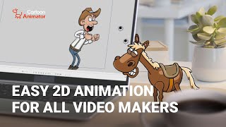 Easily Create Transparent Footage of 2D Animation for All Video Makers | Cartoon Animator