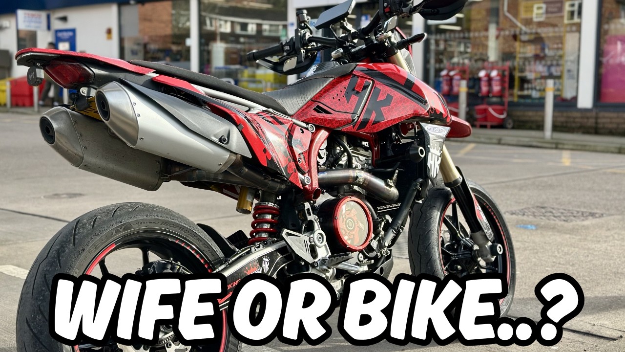 Я выбрал мотоцикл вместо Дня святого Валентина… Пожелайте мне удачи! - Ducati Hypermotard 698 Mono