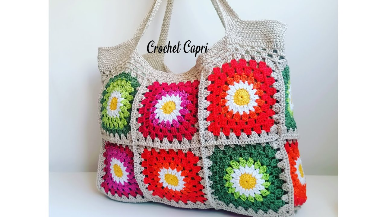 BOLSO CROCHET #bolsocrochet #tendencias #diy - YouTube