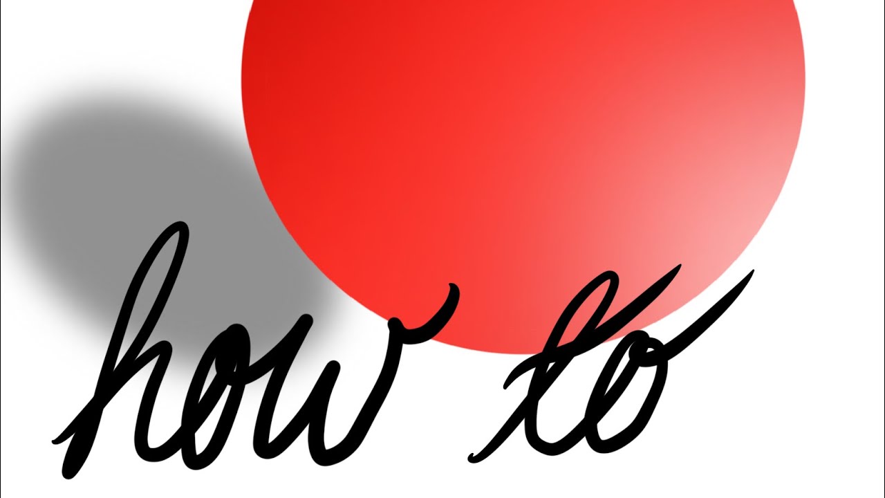 How to draw a sphere on procreate - YouTube
