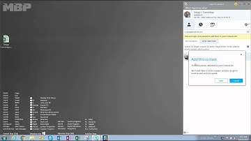 Adding a Skype for Business contact