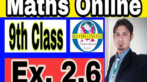 9th Class Ch No2,Ex No2.6,Q No 5(iii)#class9#9classmath#9class #math9th#mathsonline#ab# #asgharshah#