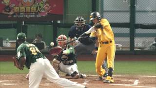 07/18 統一 vs 兄弟 二局下,黃仕豪敲出安打,陳子豪繞過三壘回本壘,兄弟先馳得點