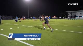 Highlights of five-star DB Desmond Ricks