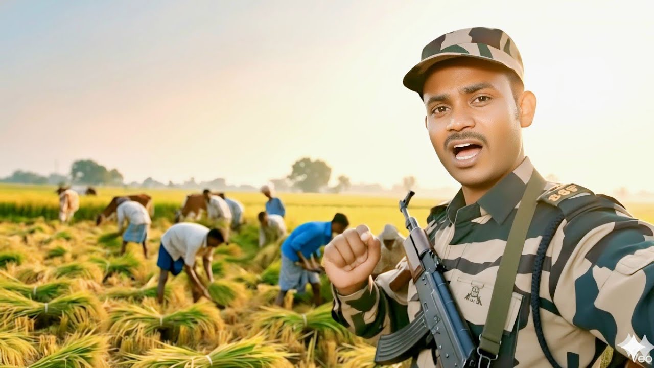 Border Me dhaan ki Kating ho Gyi 