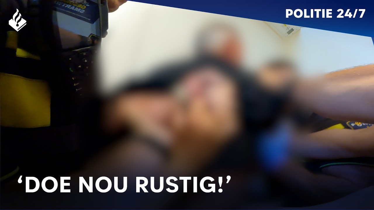 Dronken man rijdt tegen een bushokje | POLITIE 24/7