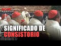 LEÓN XIV: “ La palabra CONSISTORIO significa DETENERSE para discernir”