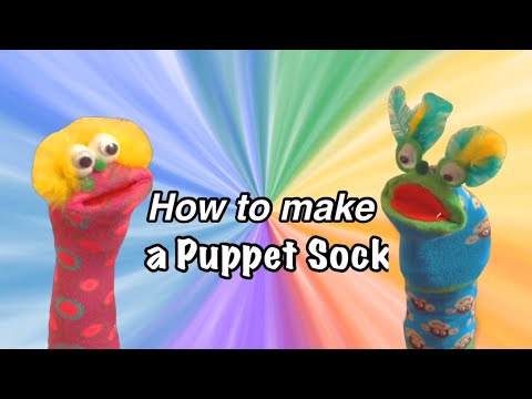 How to make a PUPPET SOCK I Easy way to make a sock Puppet - YouTube