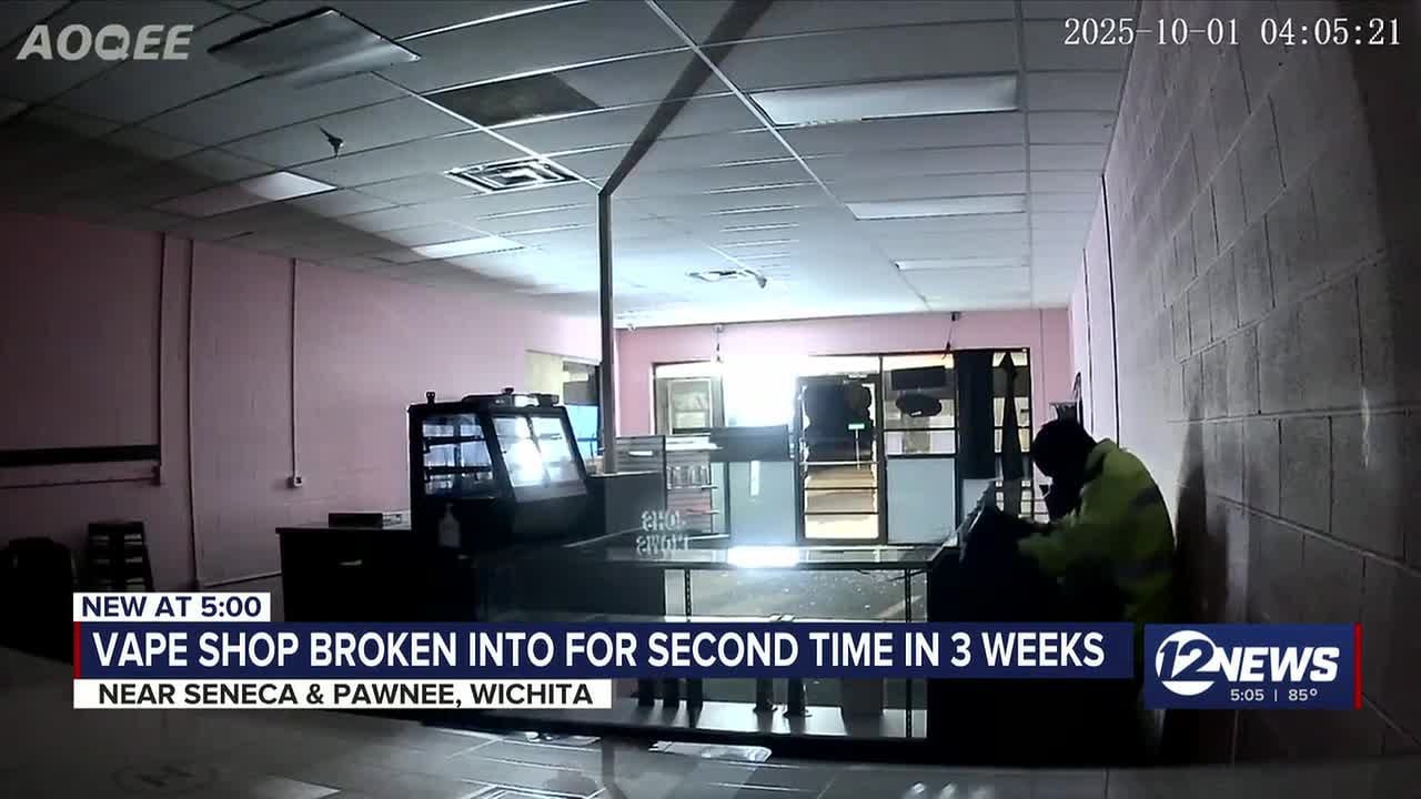 Vape shop broken into for second time in 3 weeks