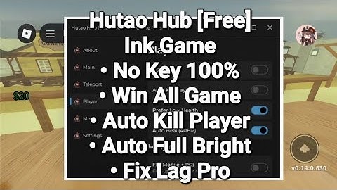 [Ink Game] Cách Hack Ink Game - Auto Kill Player, Win All Game,... #roblox #edit #like #deadrails