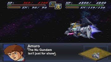 [ENG Sub]Super Robot Wars Alpha 2 - Nu Gundam Attacks | 第2次スーパーロボット大戦α - νガンダム 全武装