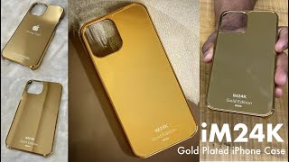 iPhone 24K Gold Plated Case | iM24K | Made in india | iPhone luxury Case | for 11&12 Pro/Pro Max |MG