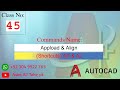 AuyoCAD Class-45 Appload & Align Commands- Urdu & Hindi
