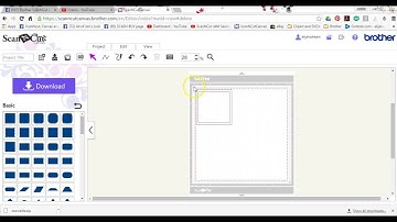 Creating an OUTINE shape in Canvas Brother ScanNCut Jen Blausey