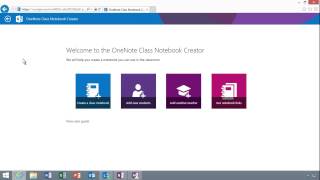 Teachers   Get Started with OneNote Class Notebook Creator