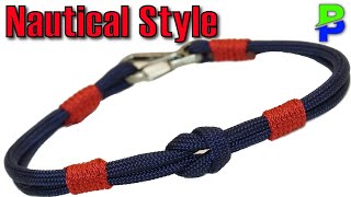 Nautical Style Paracord Bracelet - Step By Step Tutorial