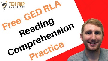 FREE GED RLA Reading Comprehension Practice Questions to Pass Faster !