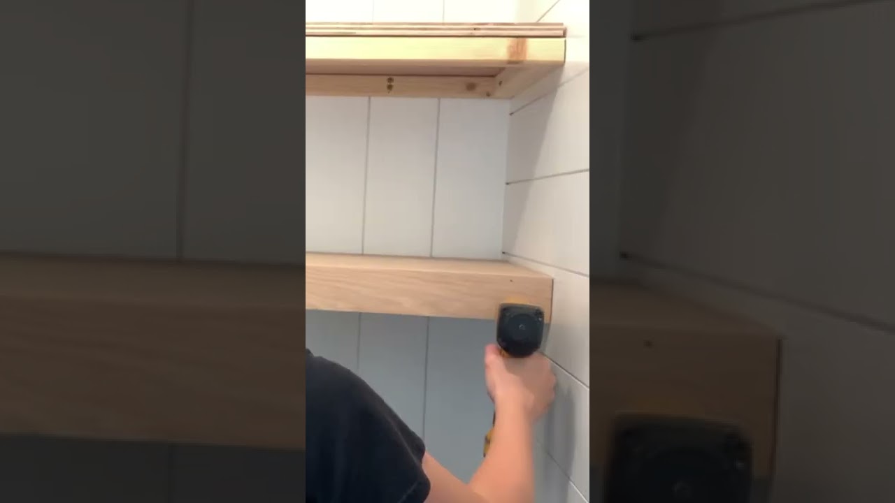 Custom Floating Shelves for Pantry | DIY Motivation