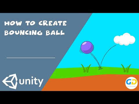 Unity 3d - how to make bouncing ball using material physic