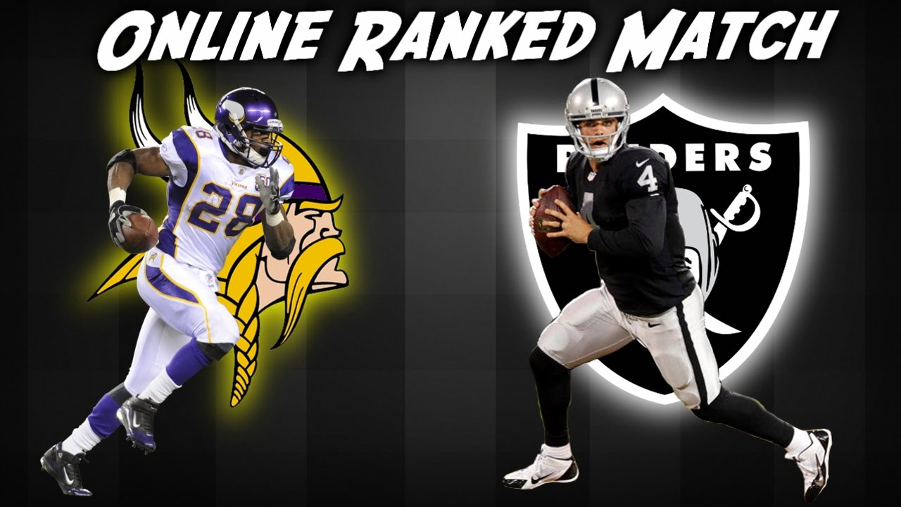 Madden 16| XB1| RANKED MATCH| Vikings Vs Raiders|