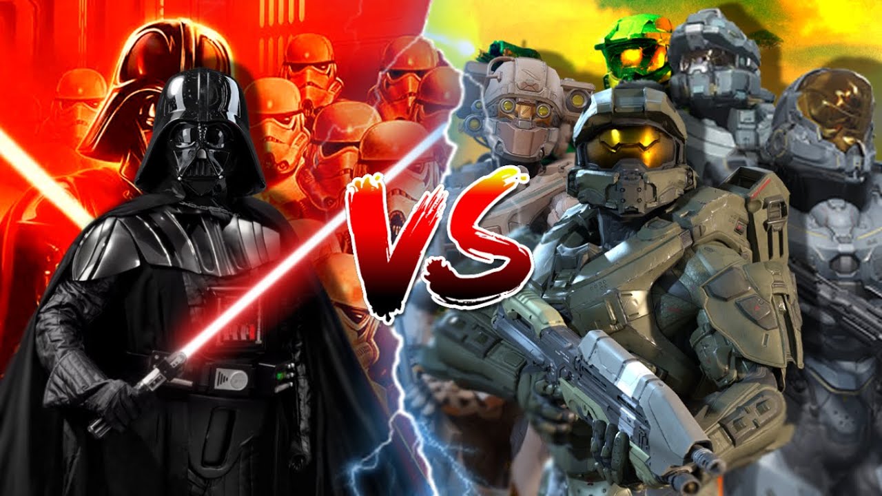 Could Blue Team SURVIVE Darth Vader? | Star Wars vs Halo
